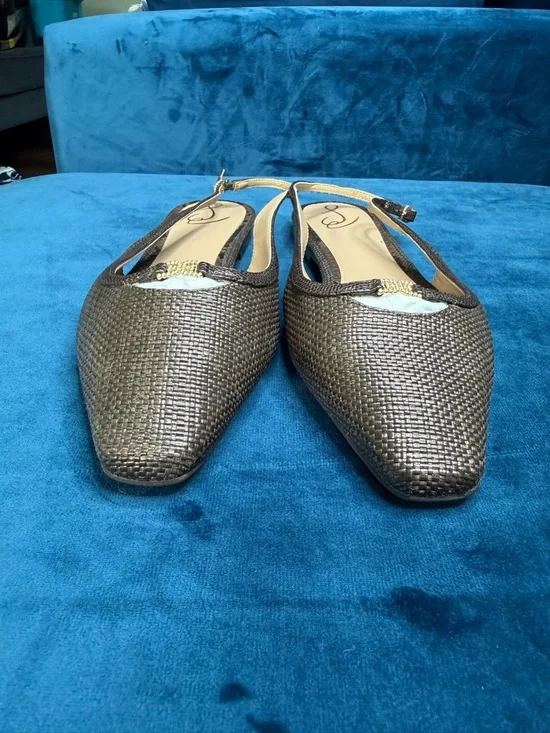 Sam Edelman Women's Cleo Snip-Toe Slingback Flats NWOB - Picture 2 of 10